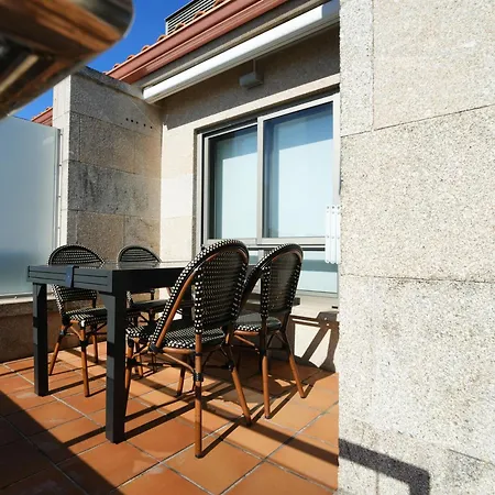 Galihost - Atico Con Piscina Y Vistas En Playa De Areas Sanxenxo